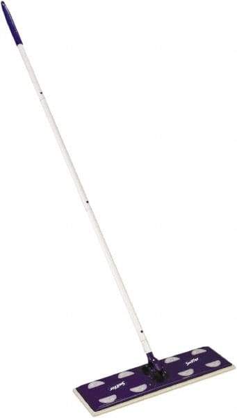 Swiffer - Green & Silver Mop - 17" Long x 5" Wide Head, 46" Long Handle, Microfiber Head - All Tool & Supply