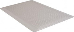 PRO-SAFE - 71' Long x 3' Wide, Dry Environment, Anti-Fatigue Matting - Gray, Vinyl with Vinyl Sponge Base, Beveled on 4 Sides - All Tool & Supply