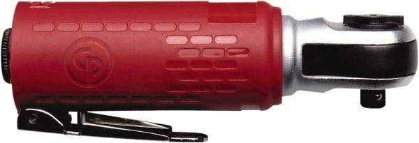 Chicago Pneumatic - 1/4" Drive, 270 RPM, 27 Ft/Lb Torque Ratchet Wrench - Inline Handle, 12 CFM, 90 psi, 1/4" NPT Inlet - All Tool & Supply