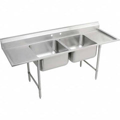 ELKAY - Stainless Steel Sinks Type: Scullery Sink Outside Length: 77-1/4 (Inch) - All Tool & Supply