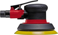 Chicago Pneumatic - 12,000 OPM, 19 CFM Air Consumption, 90 psi Air Pressure, Palm Air Orbital Sander - Round Pad, Hook & Loop Backing, 1/4" Inlet - All Tool & Supply