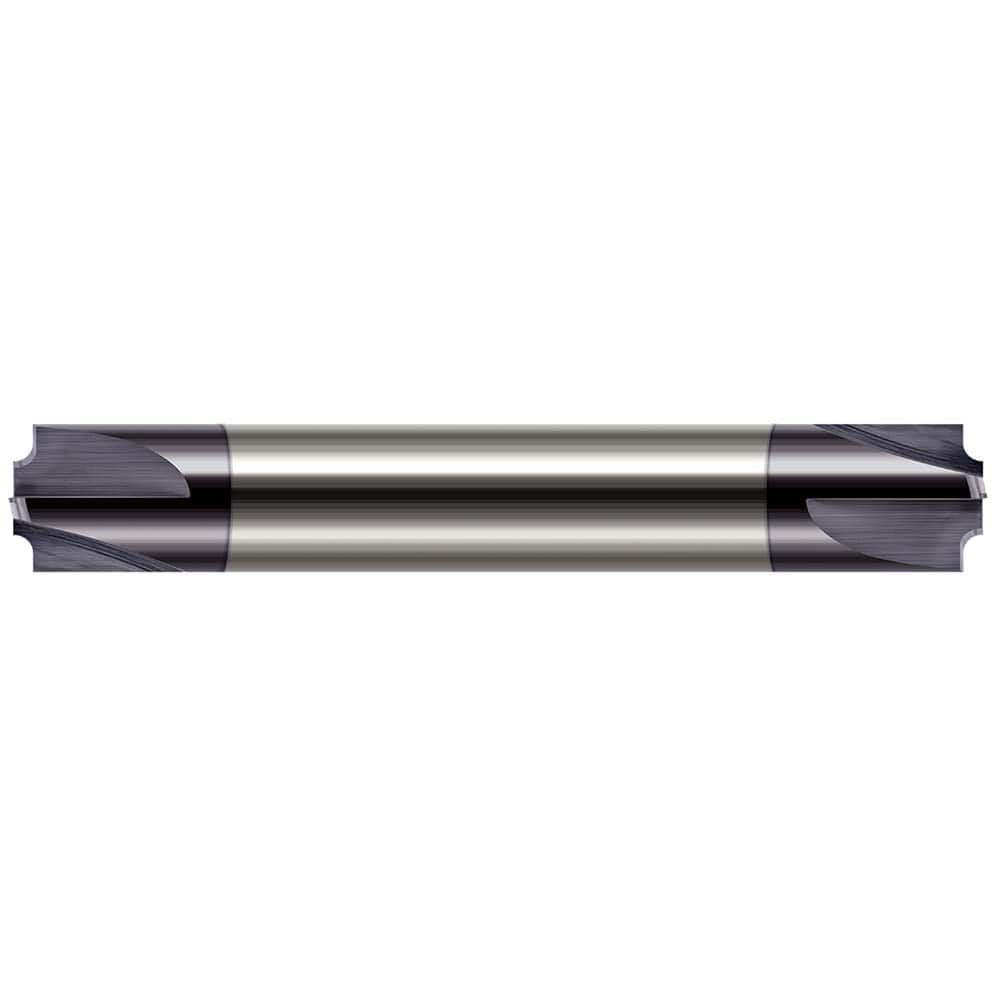 Harvey Tool - Corner Rounding End Mills; Material: Solid Carbide ; Single or Double End: Double ; Radius (Decimal Inch): 0.0400 ; Mill Diameter (Inch): 3/8 ; Mill Diameter (Decimal Inch): 0.3750 ; Number of Flutes: 4 - Exact Industrial Supply