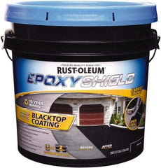 Rust-Oleum - 2 Gal Pail Flat Black Blacktop Coating - <50 g/L VOC Content - All Tool & Supply