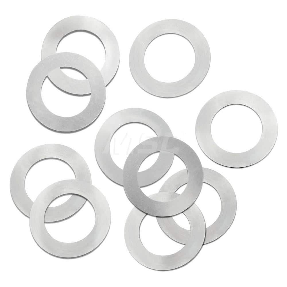 Round Shims; Shim Type: Arbor Shim; Thickness: .125; Inside Diameter: 1.5″; Outside Diameter: 2.125″; Material: Stainless Steel