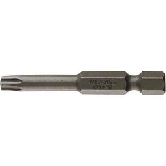 Wiha - T40 Power Bit - 1/4" Drive, 2" OAL - All Tool & Supply