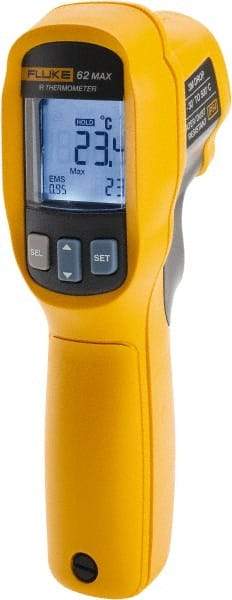 Fluke - -30 to 500°C (-22 to 932°F) Infrared Thermometer - 10:1 Distance to Spot Ratio - All Tool & Supply