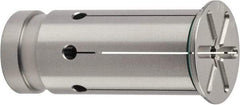 Accupro - 3/8" ID x 3/4" OD, 0.944" Head Diam, Slotted Hydraulic Chuck Sleeve - Steel, 1.9881" Length Under Head - Exact Industrial Supply