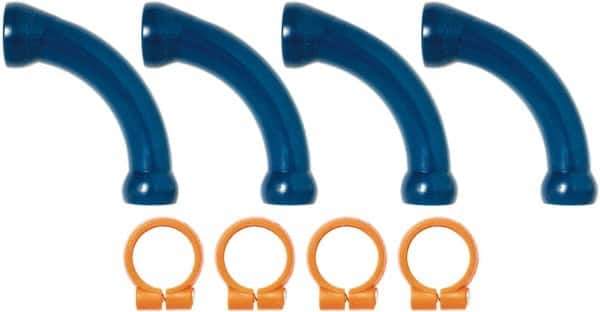 Loc-Line - 1/2" Hose Inside Diam, Coolant Hose Extended Elbow - For Use with Loc-Line Modular Hose System - All Tool & Supply