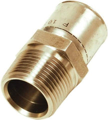 Parker - 1-11-1/2 Male NPT Stainless Steel Hydraulic Hose Male Taper Pipe Rigid Straight Fitting - -16 Hose Size, 1" Hose Diam - All Tool & Supply