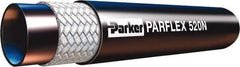 Parker - -3 Hose Size, 3/16" ID x 0.43" OD, 5,000 psi Work Pressure Hydraulic Hose - 1-1/2" Radius, Nylon Tube, Polyurethane Cover, -40°F to 212°F - All Tool & Supply