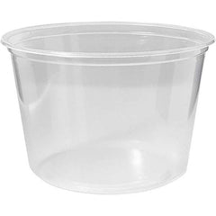 Fabri-Kal - 1 500-Piece 16 oz Rectangular Clear Polypropylene Food Storage Container - All Tool & Supply