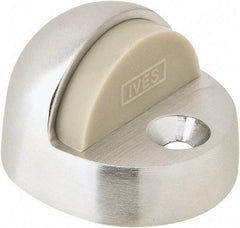 IVES - 4" Projection Floor Door Stop - Screw Mount, Satin Chrome Finish - All Tool & Supply