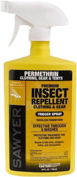 Sawyer - 24 oz 0.5% Permethrin Pump Spray - For Mosquitos, Ticks, Mites, Chiggers, Flies - All Tool & Supply