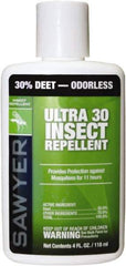 Sawyer - 4 oz 30% DEET Lotion - For Mosquitos, Ticks, Biting Flies, Gnats, Chiggers - All Tool & Supply