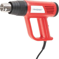 Value Collection - 104 to 932°F Heat Setting, Heat Gun - 120 Volts, 12.5 Amps, 1,500 Watts, 6' Cord Length - All Tool & Supply