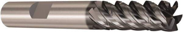 Seco - 10mm, 5 Flute, Single End, Solid Carbide, Corner Chamfer End Mill - 72mm OAL, 48° Helix, Right Hand Flute, 25mm LOC, Right Hand Cut - All Tool & Supply