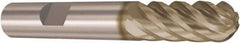 Seco - 10mm Diam, 26mm LOC, 6 Flute Solid Carbide Ball End Mill - HXT Finish, Single End, 72mm OAL, 4.5mm Shank Diam, Spiral Flute - All Tool & Supply