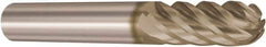 Seco - 10mm Diam, 26mm LOC, 6 Flute Solid Carbide Ball End Mill - HXT Finish, Single End, 72mm OAL, 4.5mm Shank Diam, Spiral Flute - All Tool & Supply