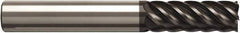 Seco - 10mm, 25mm LOC, 10mm Shank Diam, 72mm OAL, 6 Flute, Solid Carbide Square End Mill - Single End, NXT Finish, Helical Flute, 45° Helix, Centercutting, Right Hand Cut, Right Hand Flute, Series JS520 - All Tool & Supply