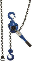 Value Collection - 6,000 Lb Lifting Capacity, 10' Lift Height, Lever Hoist - Made from Chain, 71 Lb Avg Pull to Lift Rated Load, 1 Chain - All Tool & Supply