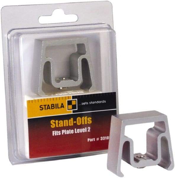 Stabila - Plate Level Standoff Mount - Silver, Use with 35610, 35712, 34610 & 34712 - All Tool & Supply