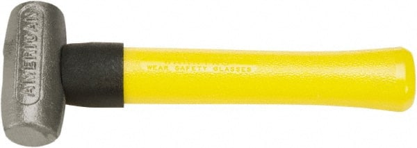 American Hammer - 1-1/2 Lb Head 1-3/4" Face Aluminum Non-Marring Hammer - Exact Industrial Supply