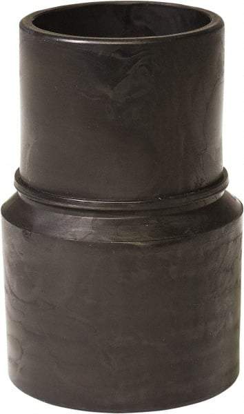 Flexaust - 1-1/2" Screw-On Hose Cuff - PVC, Black - All Tool & Supply