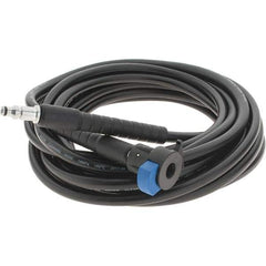 PRO-SOURCE - 2,600 Max psi Fixed Pressure Washer Hose - 25' Long, 6.35 Orifice, 1/4" Hole Size - All Tool & Supply