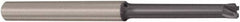 Seco - 1.5mm, 4 Flute, Single End, Solid Carbide, 0.2mm Corner Radius End Mill - 60mm OAL, 0° Helix, Right Hand Flute, 0.2mm LOC, Right Hand Cut, 21mm Extended Reach - All Tool & Supply