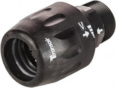 Transair - 1-1/2" ID, 40mm OD, Male Connector - Plastic, 232 Max psi, 1 Male NPT, 4-3/8" Long - All Tool & Supply