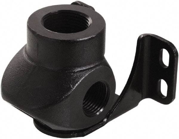 Transair - Three Port Wall Bracket - Plastic, 232 Max psi, 3/4 & 1/2 & 1/4 Female NPT, 3-5/16" Long - All Tool & Supply