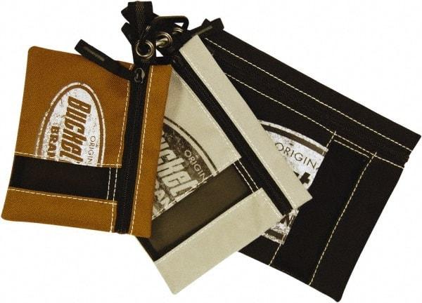 Bucket Boss - 3 Pocket Holster - Canvas, Cream, Brown & Black, 7" Wide x 9" High - All Tool & Supply