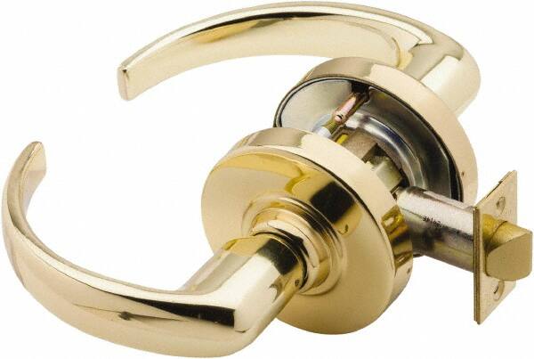 Schlage - Passage Lever Lockset for 2-1/8" Thick Doors - Exact Industrial Supply