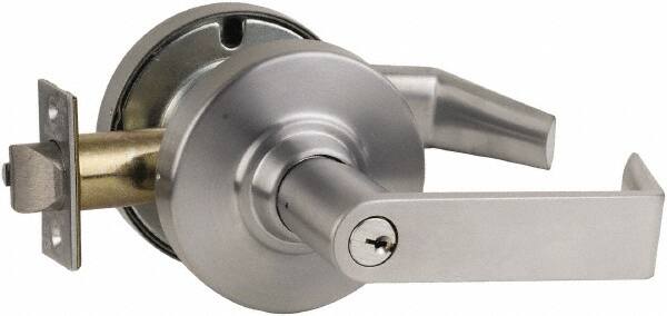 Schlage - Entrance Lever Lockset for 2-1/8" Thick Doors - Exact Industrial Supply