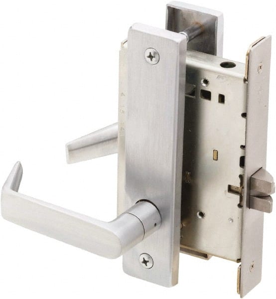 Schlage - Passage Lever Lockset for 1-3/4" Thick Doors - Exact Industrial Supply