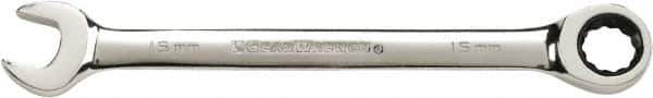 GearWrench - 17mm 12 Point Combination Wrench - Chrome Vanadium Steel, Full Polish Finish - All Tool & Supply