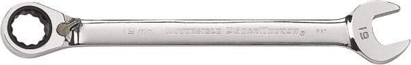 GearWrench - 21mm 12 Point Combination Wrench - Chrome Vanadium Steel, Full Polish Finish - All Tool & Supply