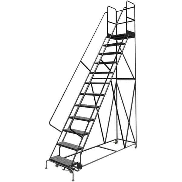 TRI-ARC - Rolling & Wall Mounted Ladders & Platforms Type: Rolling Warehouse Ladder Style: Rolling Platform Ladder - All Tool & Supply