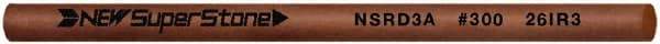 Value Collection - Round Ceramic Finishing Stick - 100mm Long x 2.35mm Wide x 2.4mm Thick, 300 Grit - All Tool & Supply