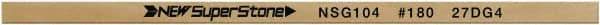 Value Collection - Flat Ceramic Finishing Stick - 100mm Long x 1.5mm Wide x 6mm Thick, 180 Grit - All Tool & Supply