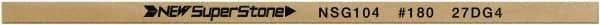 Value Collection - Flat Ceramic Finishing Stick - 100mm Long x 0.8mm Wide x 4mm Thick, 180 Grit - All Tool & Supply