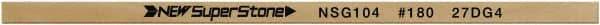 Value Collection - Flat Ceramic Finishing Stick - 100mm Long x 0.5mm Wide x 10mm Thick, 180 Grit - All Tool & Supply