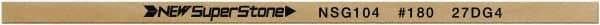 Value Collection - Flat Ceramic Finishing Stick - 100mm Long x 0.5mm Wide x 1mm Thick, 180 Grit - All Tool & Supply