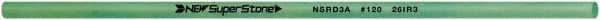 Value Collection - Round Ceramic Finishing Stick - 100mm Long x 3.175mm Wide x 3.2mm Thick, 120 Grit - All Tool & Supply