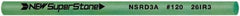 Value Collection - Round Ceramic Finishing Stick - 50mm Long x 3mm Wide x 3mm Thick, 120 Grit - All Tool & Supply