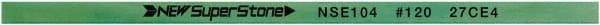 Value Collection - Flat Ceramic Finishing Stick - 100mm Long x 1mm Wide x 4mm Thick, 120 Grit - All Tool & Supply