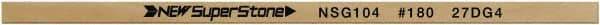 Value Collection - Flat Ceramic Finishing Stick - 100mm Long x 0.8mm Wide x 10mm Thick, 180 Grit - All Tool & Supply