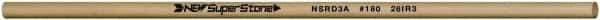 Value Collection - Round Ceramic Finishing Stick - 100mm Long x 3mm Wide x 3mm Thick, 180 Grit - All Tool & Supply