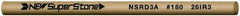 Value Collection - Round Ceramic Finishing Stick - 100mm Long x 2.35mm Wide x 2.4mm Thick, 180 Grit - All Tool & Supply