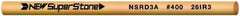 Value Collection - Round Ceramic Finishing Stick - 100mm Long x 2.35mm Wide x 2.4mm Thick, 400 Grit - All Tool & Supply